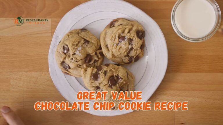 Great Value Chocolate Chip Cookie Recipe