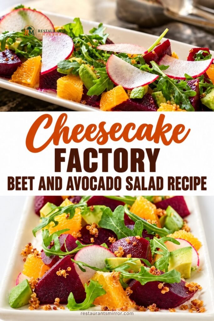 Cheesecake Factory Beet And Avocado Salad