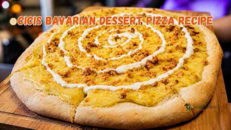 Cicis Bavarian Dessert Pizza Recipe