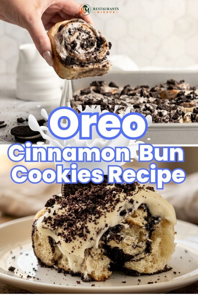 Oreo Cinnamon Bun Cookies