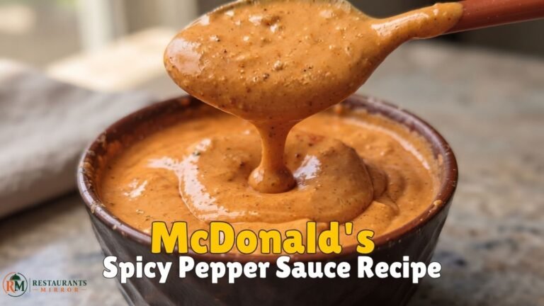 McDonald's Spicy Pepper Sauce Recipe