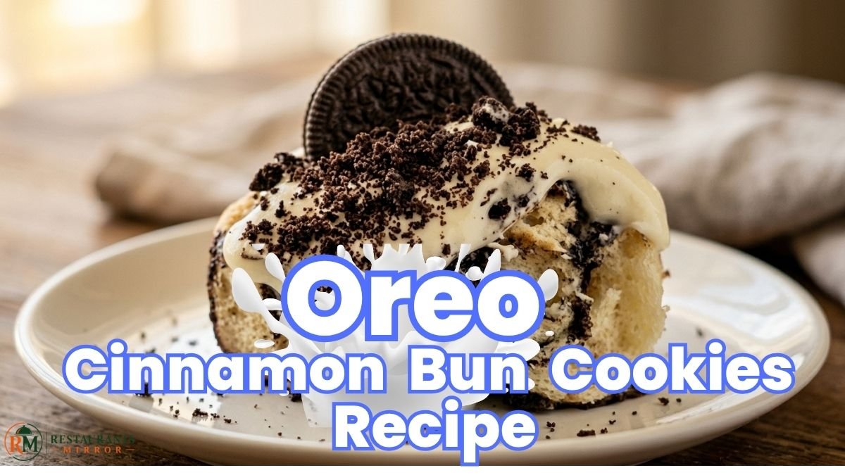 Oreo Cinnamon Bun Cookies Recipe