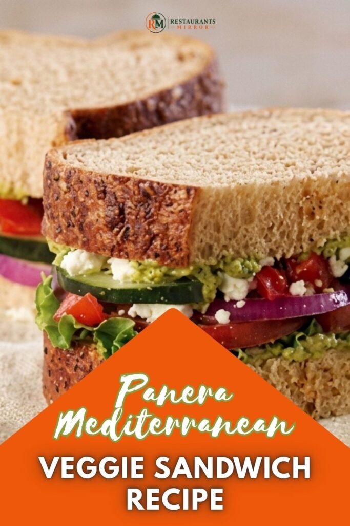 Panera Mediterranean Veggie Sandwich