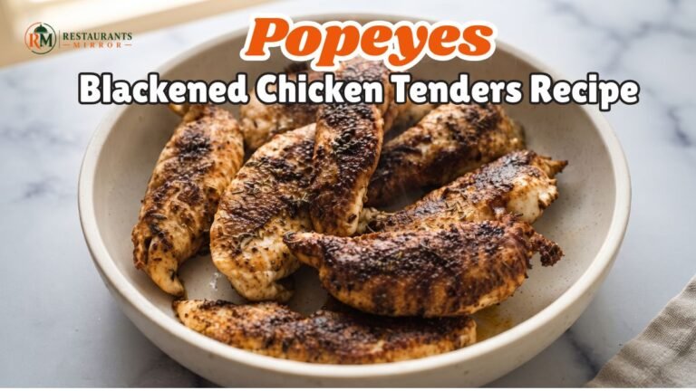 Popeyes Blackened Chicken Tenders Recipe