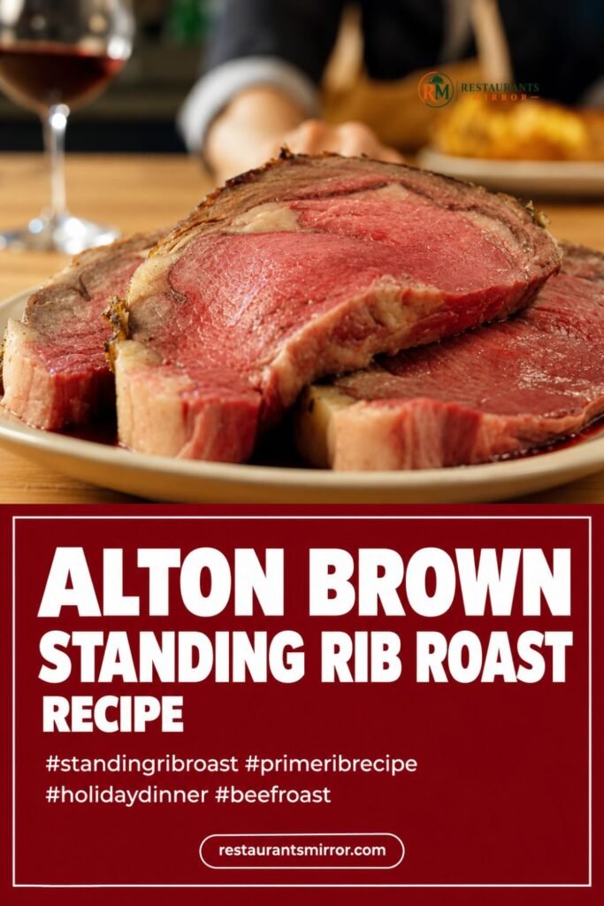 Alton Brown Standing Rib Roast