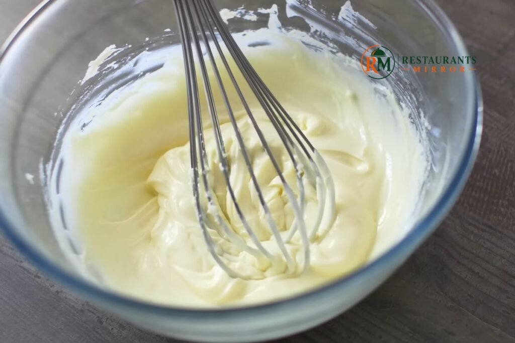 Beat the cream cheese and sugar