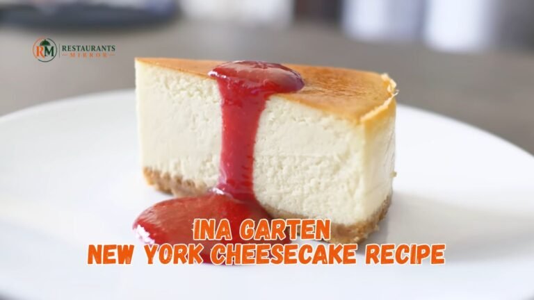 Ina Garten New York Cheesecake Recipe