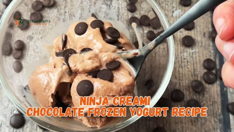Ninja Creami Chocolate Frozen Yogurt Recipe